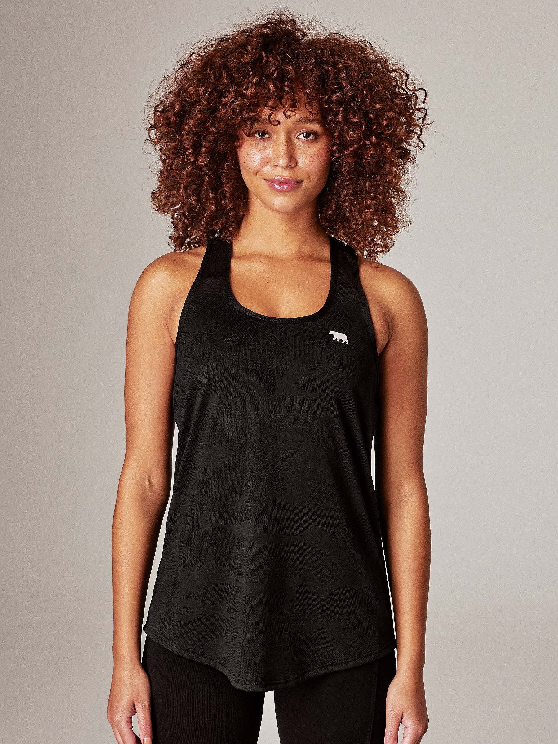 Running Bare Back to Bear Singlet- Black & Women's Activewear Tops