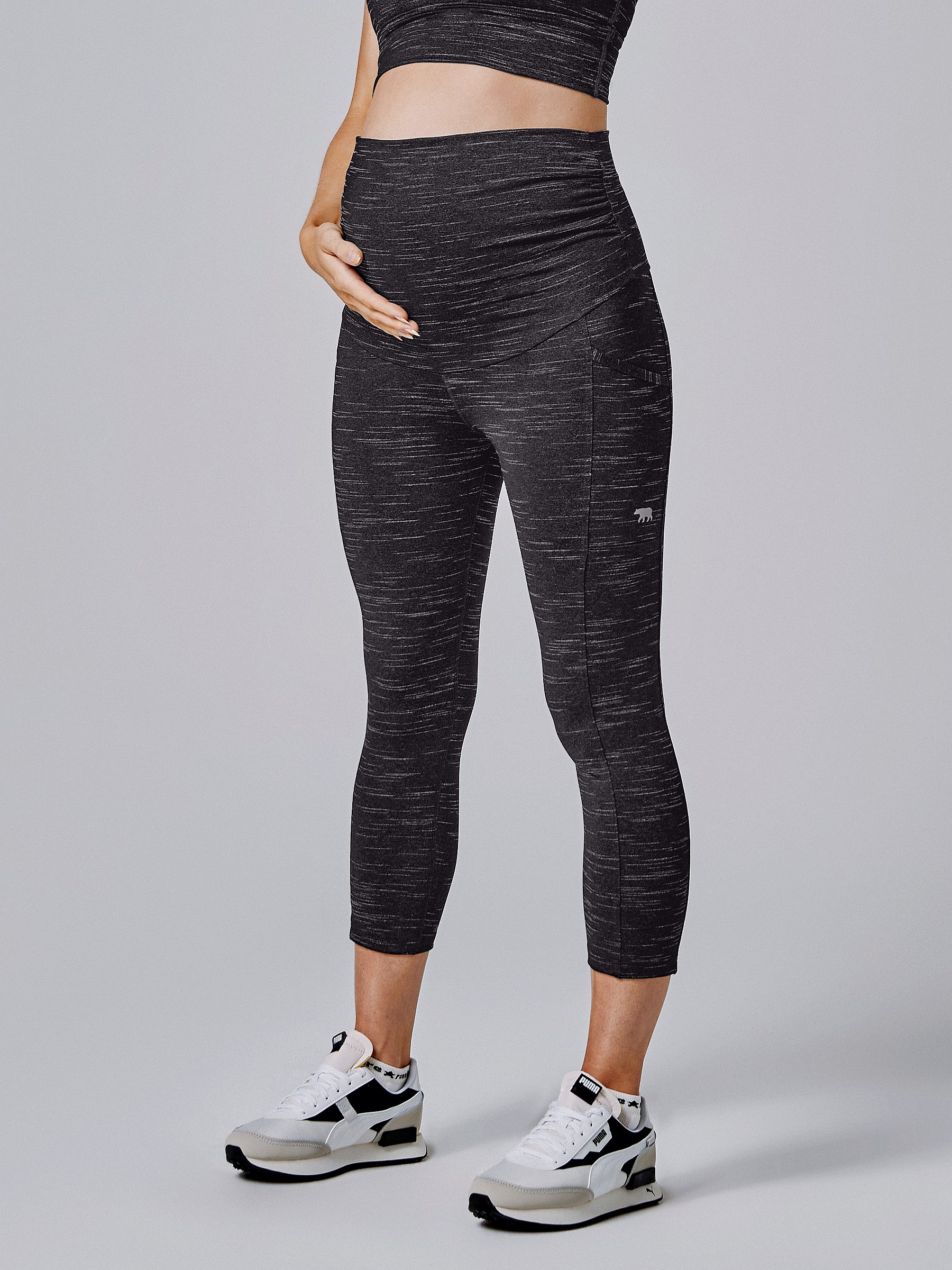 Running Bare Maternity Leggings. Womens Maternity Workout Tights