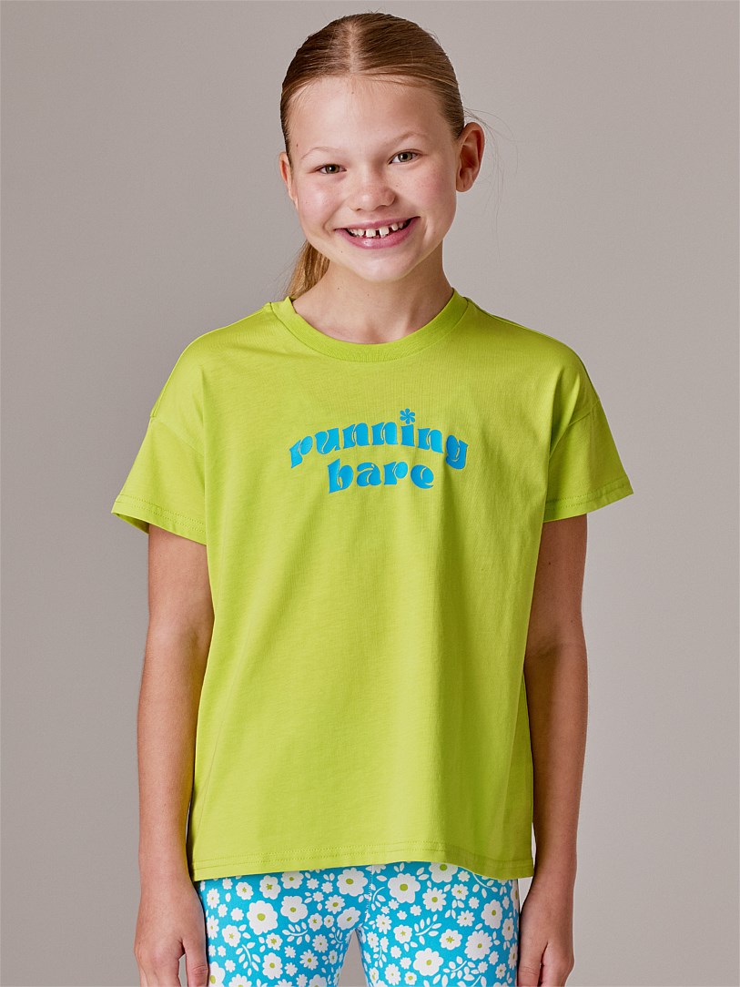 Quarterback Box Tee - Girls